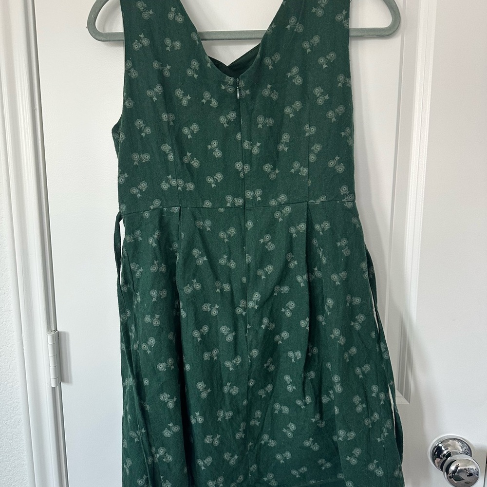 SM Wardrobe v-neck Bicycle Print Dress - Picture 4 of 4
